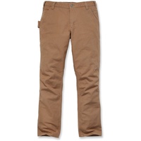 CARHARTT Duck Dungaree, Textilhose Braun - W36/L34