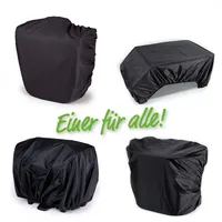 Haberland Regenschutzhaube für Gepäckträgertasche Einzeltaschen Körbe