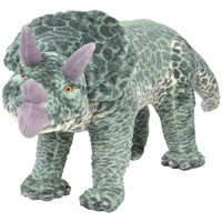 VidaXL Plüschtier Triceratops Stehend Plüsch Grün XXL