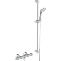 Ideal Standard Ceratherm T25 Brausekombination Aufputz Silber A7204AA