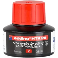 Edding HTK25, Nachfülltinte rot 25 ml