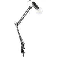 ETC Shop Retro Klemm Strahler Tisch Leuchte Schwarz