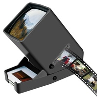 Somikon Foto Negativbetrachter: mit LED-Beleuchtung, 3X Vergrößerung