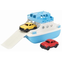 Green Toys 8601038 - Fährschiff mit 2 Autos, Wasserspielzeug,