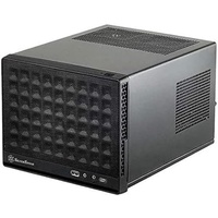 Silverstone SST-SG13B-C - Sugo Mini-ITX kompaktes Cube Gehäuse, Mesh-Frontblende,