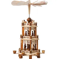 HGD CP08-2161 Weihnachtsdekoration, Holz, Braun, groß