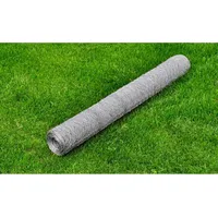 VidaXL Maschendraht Verzinkter Stahl 25×0,5 m Silbern