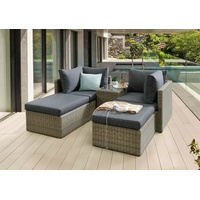 Destiny Ibiza Lounge-Set grau-braun