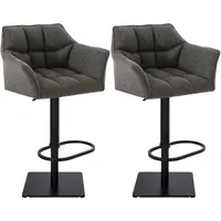 CLP 2er Set Barhocker Damaso Stoffbezug