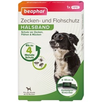 Beaphar Zecken und Flohschutz Halsband für Hunde 65 cm