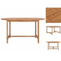 VidaXL Gartentisch 150x76 cm Massivholz Teak