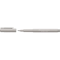 Faber-Castell Broadpen Pastel Fineliner grau 0,8 mm, 1 St.