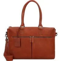 Burkely Antique Avery Schultertasche Leder 37 cm Laptopfach braun