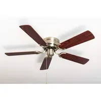 Pepeo Kisa Deluxe MA 105 cm Deckenventilator rosenholz/walnuss