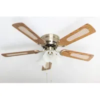 Pepeo Kisa Deluxe MA 105 cm Deckenventilator eiche/walnuss mit