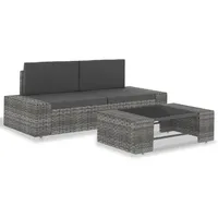 VidaXL Garten-Lounge-Set grau 49527