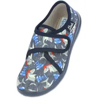 Beck Jungen haai Hausschuh, Blau, 25 EU