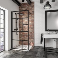 Schulte Black Style Walk-In 100 x 200 cm