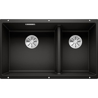 Blanco Subline 430/270-U links schwarz + Handbetätigung + InFino