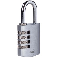 Yale Y151B/40/130/1 Vorhängeschloss 40 mm Silber Zahlenschloss
