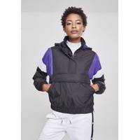 URBAN CLASSICS 3-tone Padded Parka Black / Violet /