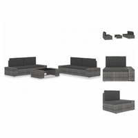 VidaXL Garten-Lounge-Set 5-tlg. grau 3054599