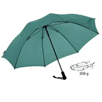 Euroschirm Regenschirm Swing Liteflex, dunkelgrün, Trekkingschirm, manuell, Ø 100cm,