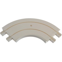 LIEDECO Erker-Außenbogen zweiläufig Gardinenschiene weiß