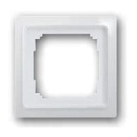 Eltako 1fach Rahmen Weiß glänzend 30055785
