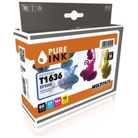 Pure Ink EPT1636MP4 CMYK Druckerpatrone