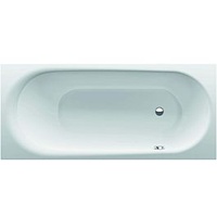 Bette BetteComodo Badewanne Überlauf hinten, Fußende rechts, Antirutsch,