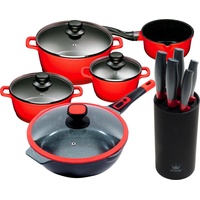 King Topf-Set 5-tlg. 3 x Kochtopf + Stielkasserolle +