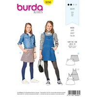 Burdastyle burda Schnitt 9356 "Rock/Latzrock" für Kinder
