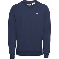 Levi's New Original Crew Sweatshirt Dress Blues L