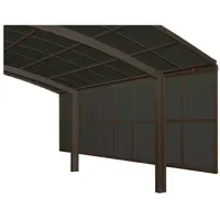 Ximax Seitenwand für Portoforte und Linea 491,2 cm-199,5 cm-mattbraun