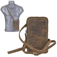 GREENBURRY Umhängetasche Vintage 1593 Sattelbraun Braun Herren