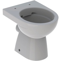 Geberit Renova Stand-WC Tiefspüler, Abgang horizontal, teilgeschlossene Form, Rimfree