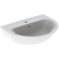 Geberit Renova Waschtisch 65cm, Hahnloch mittig, Überlauf weiß/KeraTect 500372018