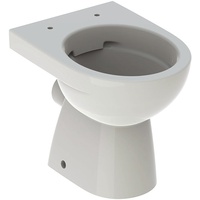 Geberit Renova Stand-WC Tiefspüler, Abgang horizontal, teilgeschlossene Form, Rimfree