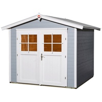 Weka Gartenhaus 224 2,35 x 2,39 m grau