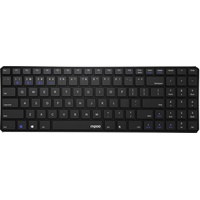 Rapoo Multi-mode Wireless QWERTY Schwarz