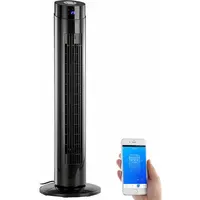 Sichler Haushaltsgeräte Turmventilator, Ionisator, WLAN & App, Siri, Alexa
