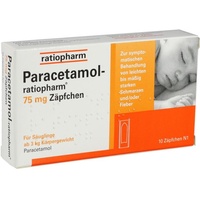 Ratiopharm Paracetamol-ratiopharm 75 mg Zäpfchen