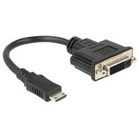 DeLock HDMI Typ-C Mini/DVI Adapterkabel, 0.2m (65564)
