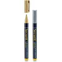 Securit BL-SMA100-V2-GD Kreidemarker Original Small, 2er Set