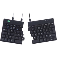 R-Go Tools Split Tastatur AZERTY (BE) Schwarz