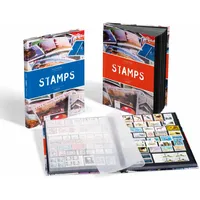 Leuchtturm Einsteckbuch STAMPS A 4 S 32, rot
