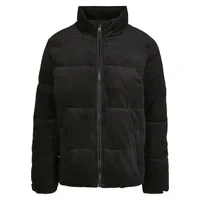 URBAN CLASSICS Boxy Corduroy Puffer Jacke Black XL