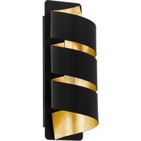 EGLO Wandleuchte Elizondo E14 schwarz / gold