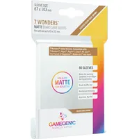 Gamegenic Matte 7 Wonders Sleeves Sleeve Color Code: Brown